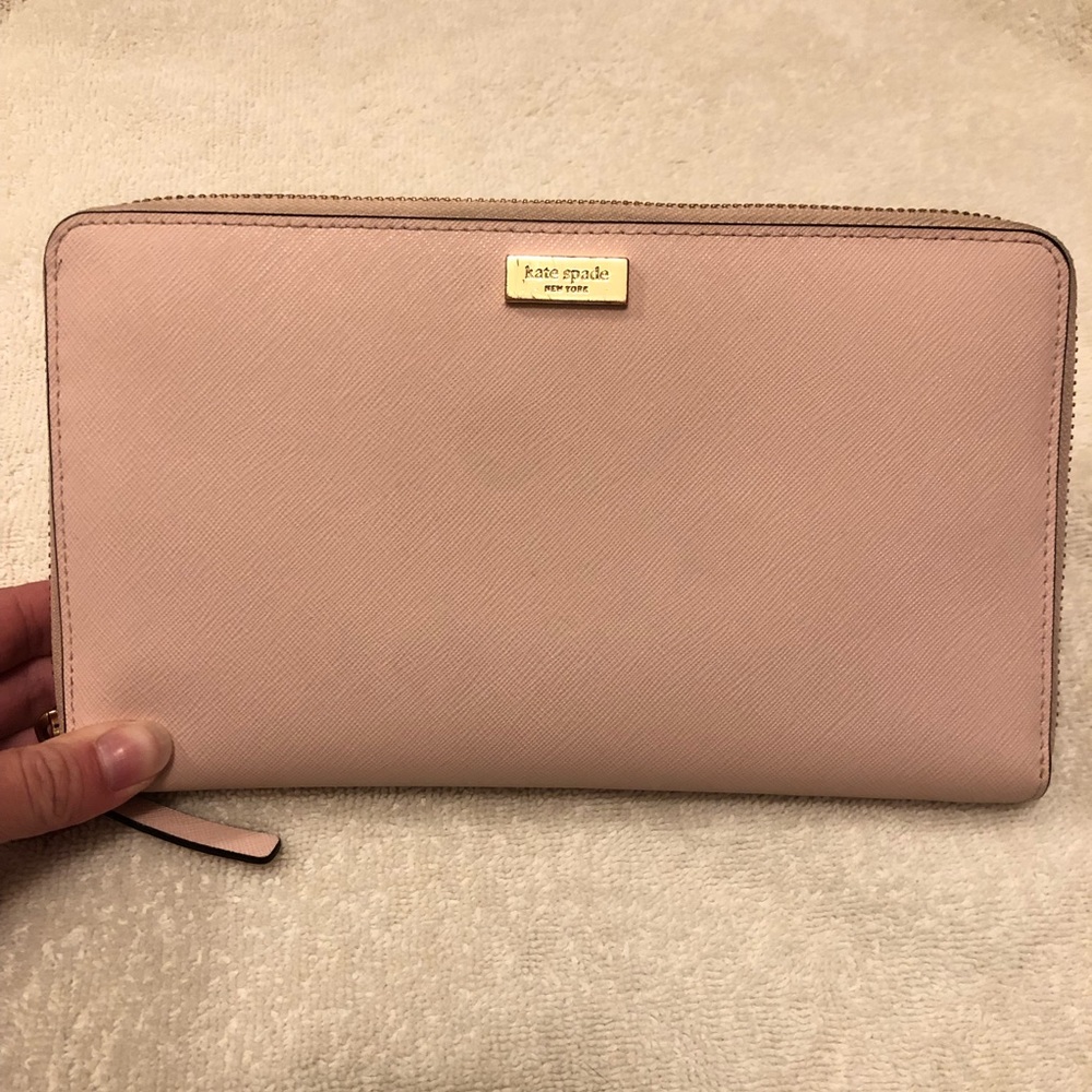 Kate Spade Newbury Talla Travel Clutch Wallet in Posy Pink